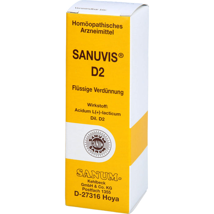 SANUM-KEHLBECK Sanuvis D2 flüssige Verdünnung, 30 ml Lösung