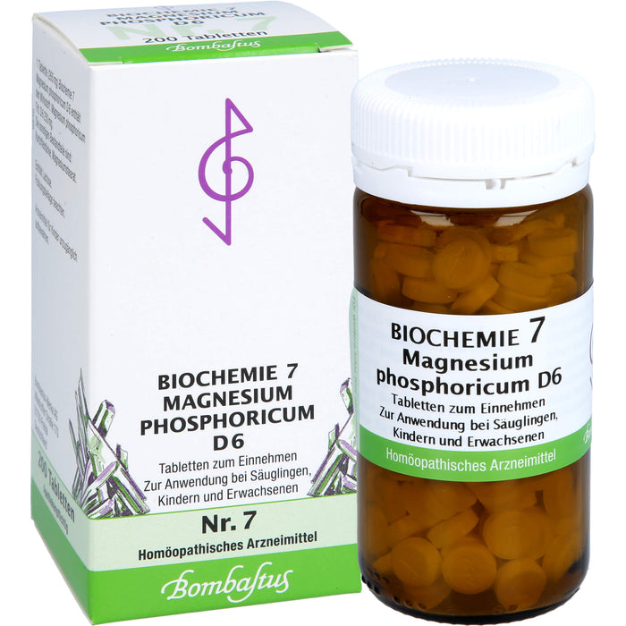 Biochemie 7 Magnesium phosphoricum Bombastus D6 Tbl., 200 St. Tabletten