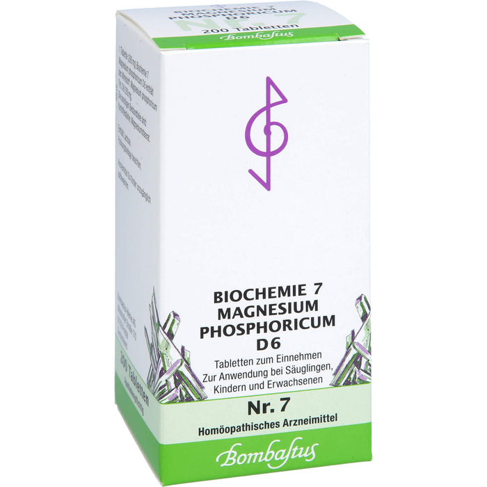 Biochemie 7 Magnesium phosphoricum Bombastus D6 Tbl., 200 St. Tabletten