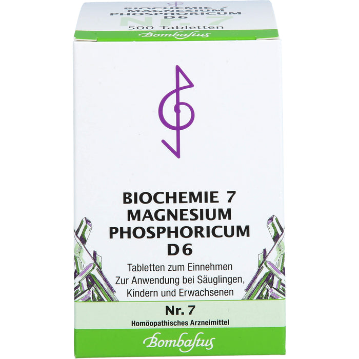 Biochemie 7 Magnesium phosphoricum Bombastus D6 Tbl., 500 St TAB