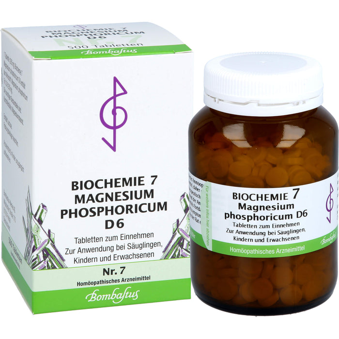 Biochemie 7 Magnesium phosphoricum Bombastus D6 Tbl., 500 St TAB