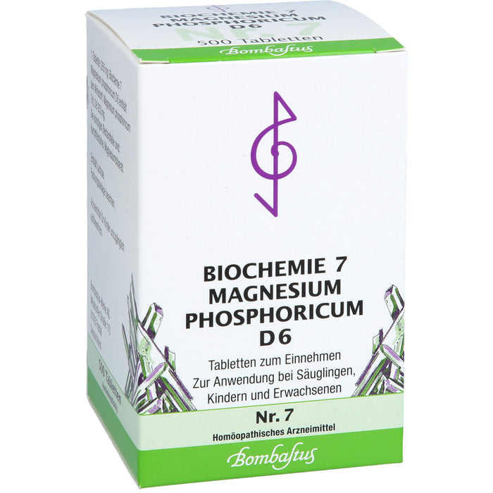 Biochemie 7 Magnesium phosphoricum Bombastus D6 Tbl., 500 St TAB