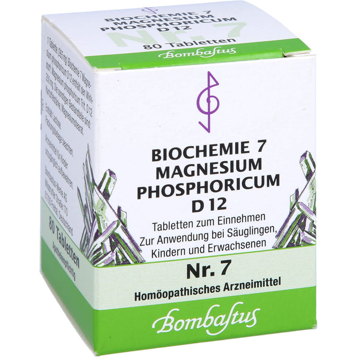 Biochemie 7 Magnesium phosphoricum Bombastus D12 Tbl., 80 St TAB