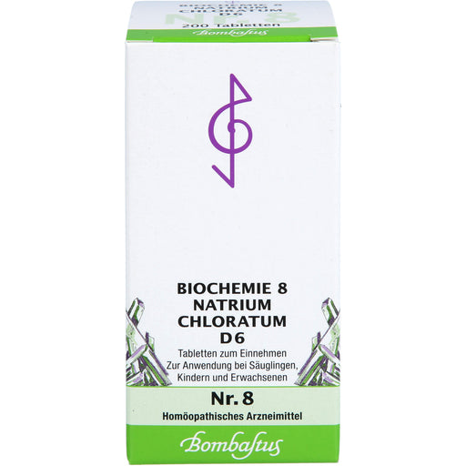 Biochemie 8 Natrium chloratum Bombastus D6 Tbl., 200 St TAB