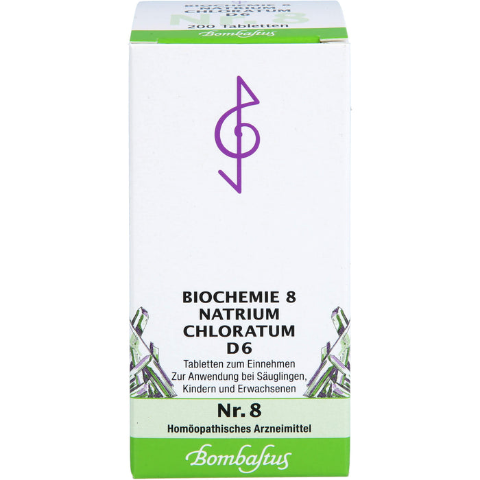 Biochemie 8 Natrium chloratum Bombastus D6 Tbl., 200 St TAB