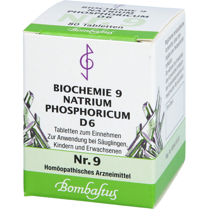 Biochemie 9 Natrium phosphoricum Bombastus D6 Tbl., 80 St TAB
