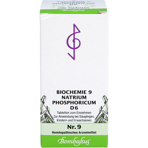 Biochemie 9 Natrium phosphoricum Bombastus D6 Tbl., 200 St TAB