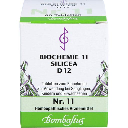Bombastus Biochemie 11 Silicea D12 Tabletten, 80 St TAB