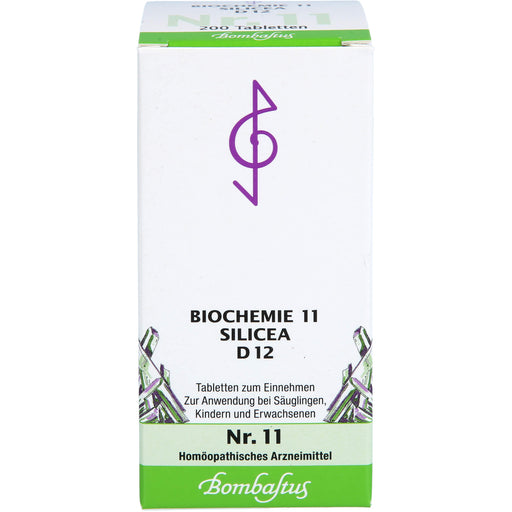 Biochemie 11 Silicea Bombastus D12 Tbl., 200 St TAB
