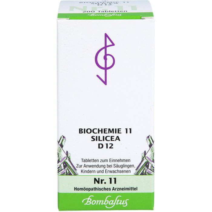 Biochemie 11 Silicea Bombastus D12 Tbl., 200 St TAB