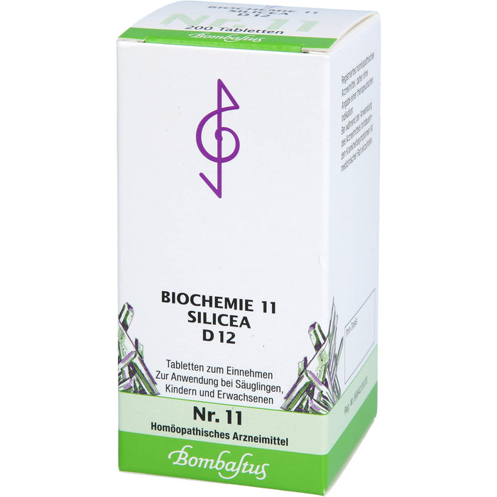 Biochemie 11 Silicea Bombastus D12 Tbl., 200 St TAB