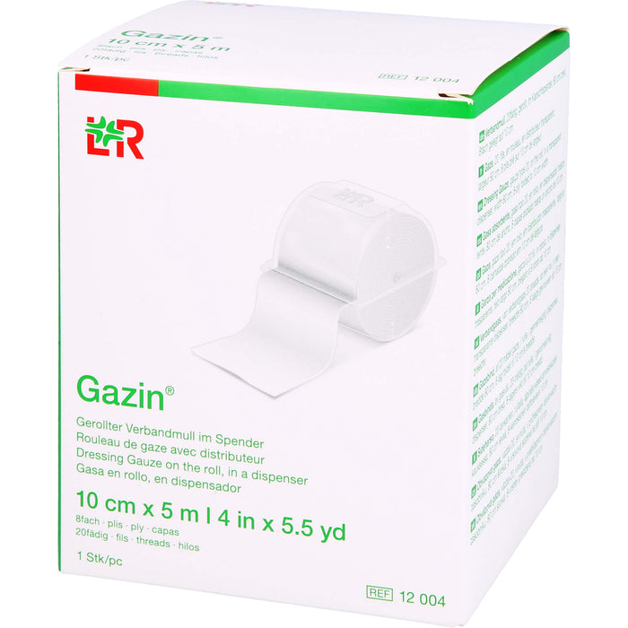 Gazin Verbandmull 8-fach gerollt, 1 St. Binde