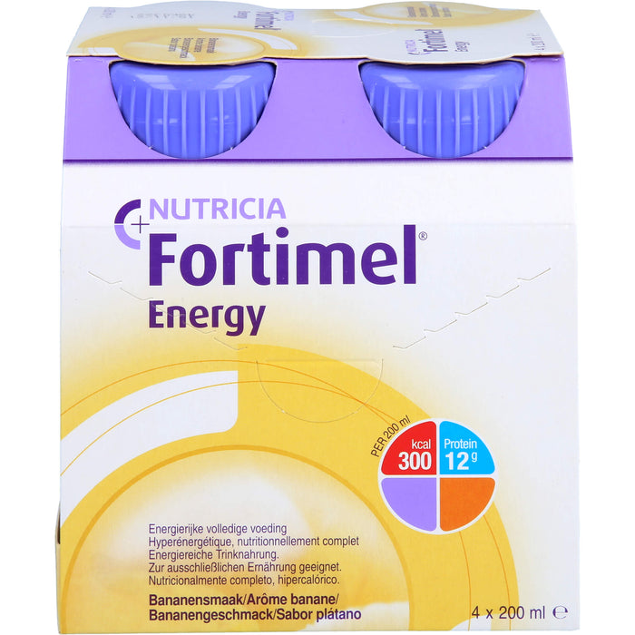 Fortimel Energy Bananengeschmack, 4X200 ml FLU
