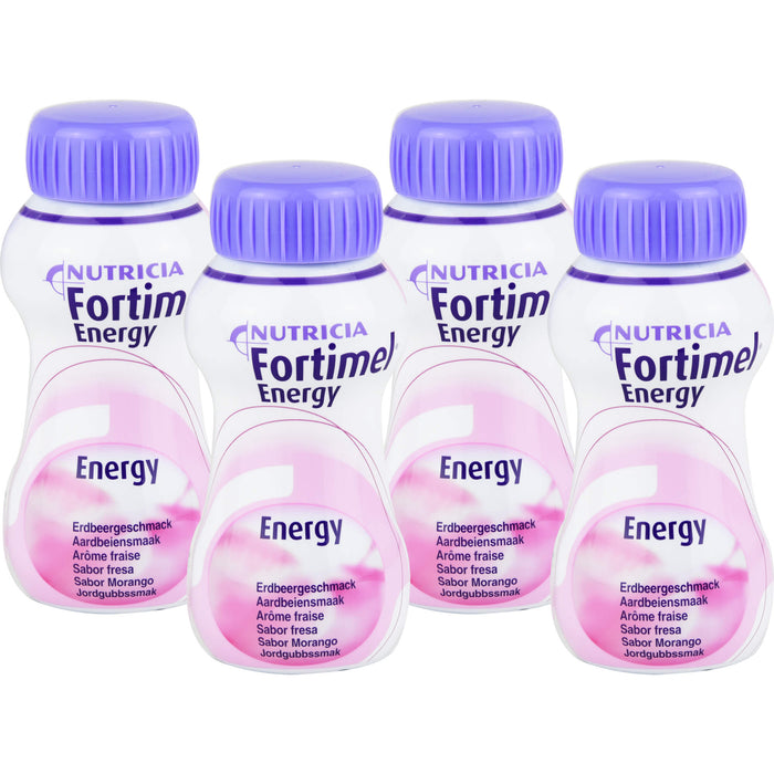 Fortimel Energy Erdbeergeschmack, 8X4X200 ml FLU