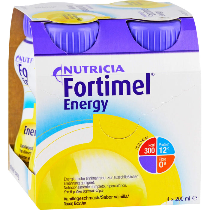 Fortimel Energy Vanillegeschmack, 8X4X200 ml FLU