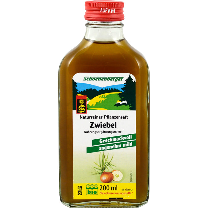 Schoenenberger Naturreiner Pflanzensaft Zwiebel, 200 ml Lösung