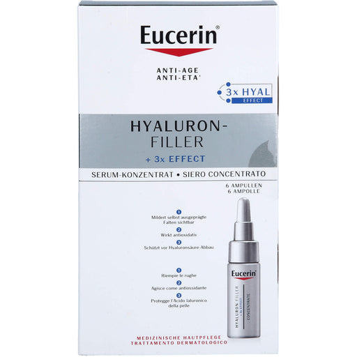 Eucerin Anti-Age Hyaluron-Filler Serum-Konzentrat Ampullen, 6 St. Ampullen