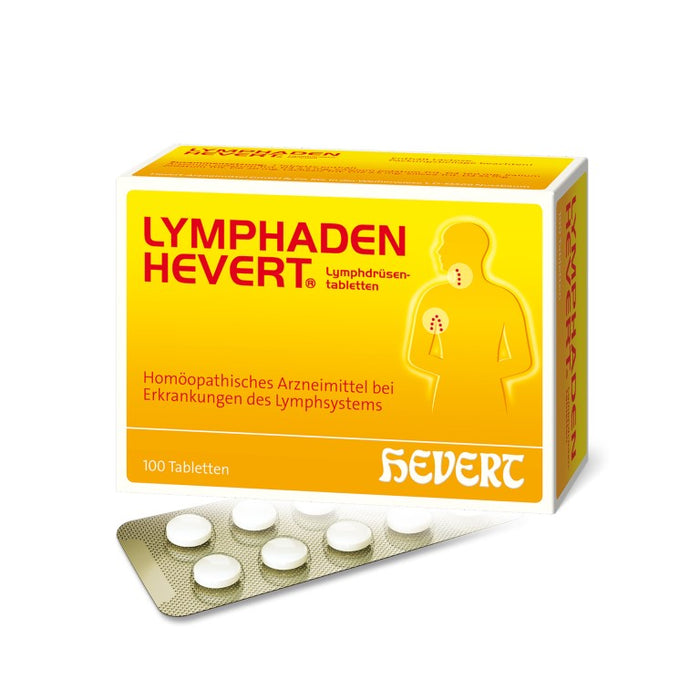 Lymphaden Hevert Lymphdrüsentabletten, 100 St. Tabletten