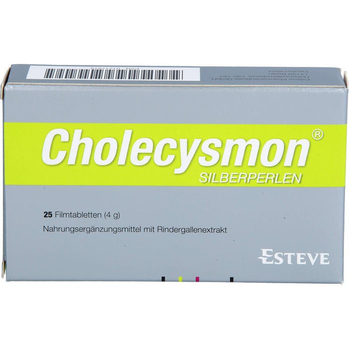 RIEMSER Cholecysmon Silberperlen Filmtabletten, 25 St. Tabletten