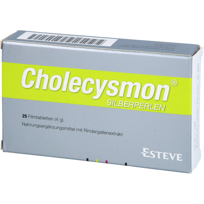 RIEMSER Cholecysmon Silberperlen Filmtabletten, 25 St. Tabletten