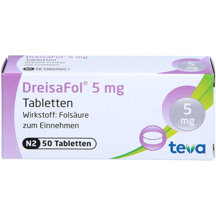 DreisaFol 5 mg Tabletten, 50 St TAB
