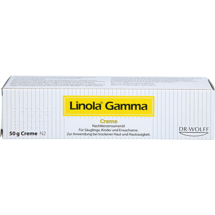 Linola Gamma Creme zur Anwendung bei trockener Haut und Hautrauigkeit, 50 g Creme