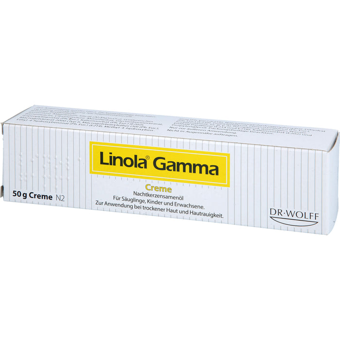 Linola Gamma Creme zur Anwendung bei trockener Haut und Hautrauigkeit, 50 g Creme