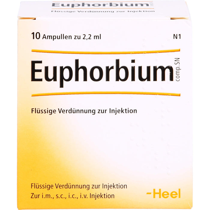 Heel Euphorbium comp. SN flüssige Verdünnung zur Injektion, 10 St. Ampullen