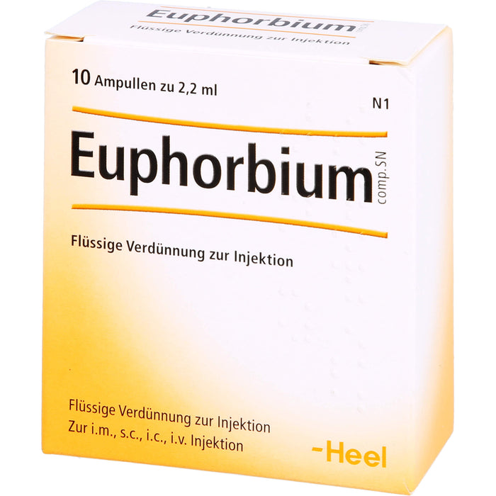 Heel Euphorbium comp. SN flüssige Verdünnung zur Injektion, 10 St. Ampullen