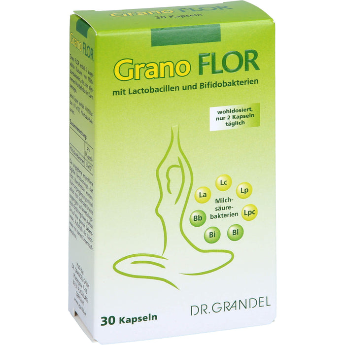 Dr. Grandel Grano Flor Kapseln mit Milchsäurebakterien, 30 St. Kapseln