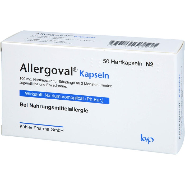 Allergoval Kapseln bei Nahrungsmittelallergie, 50 St. Kapseln