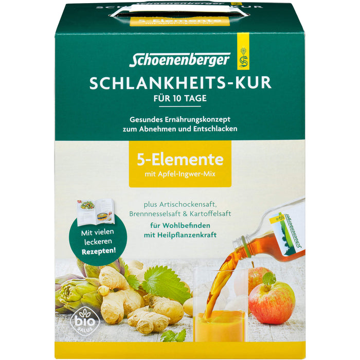 Schoenenberger Schlankheitskur 5 Elemente für Wohlbefinden mit Heilpflanzenkraft, 1 St. Packung