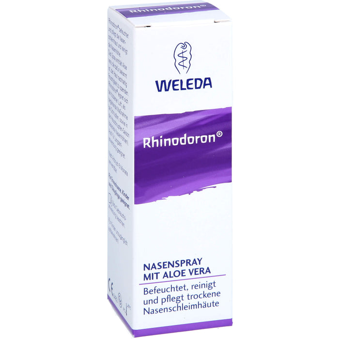 WELEDA Rhinodoron Nasenspray mit Aloe Vera, 20 ml Lösung