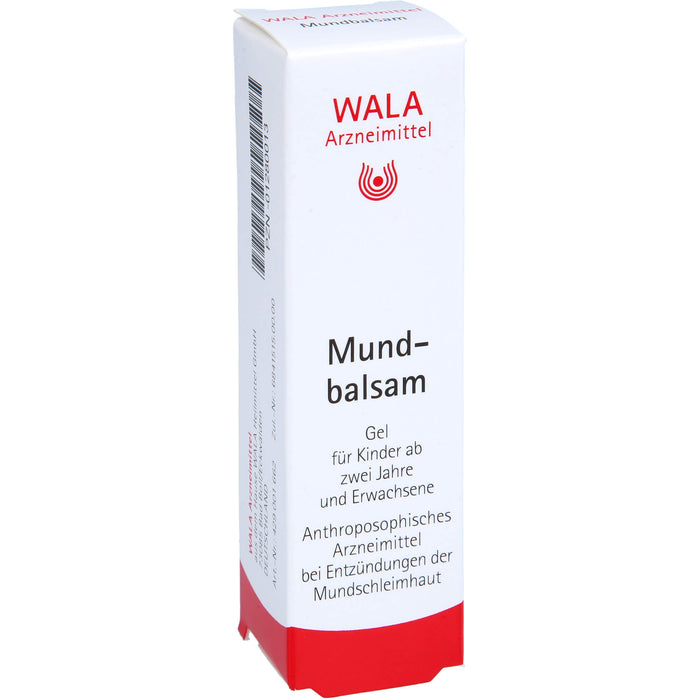WALA Mundbalsam Gel bei Entzündungen der Mundschleimhaut, 10 g Gel