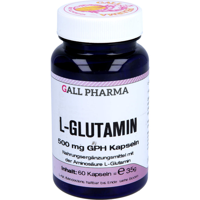GALL PHARMA L-Glutamin 500 mg GPH Kapseln, 60 St. Kapseln