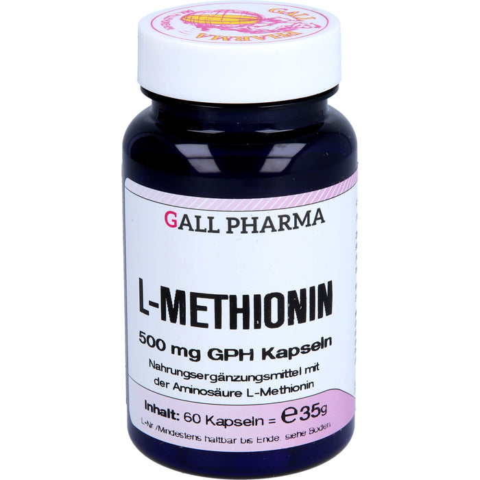 GALL PHARMA L-Methionin 500 mg GPH Kapseln, 60 St. Kapseln
