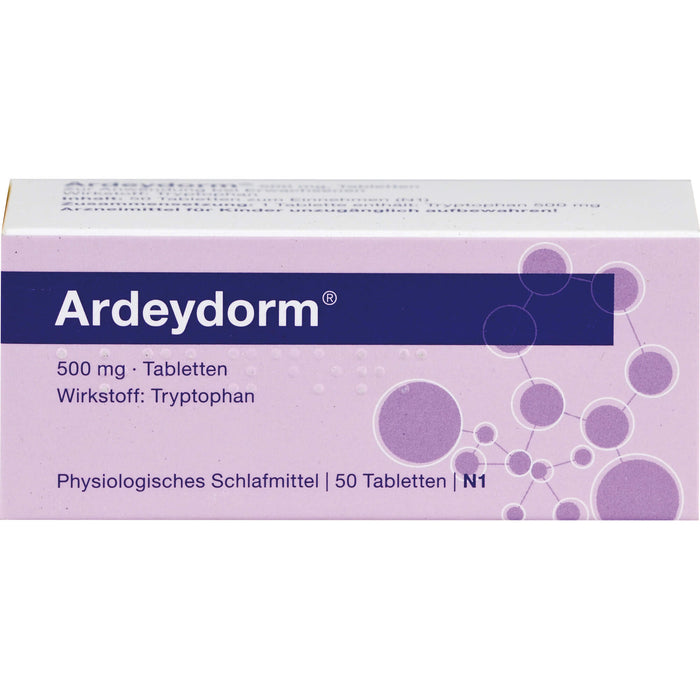 Ardeydorm Tabletten zur Erleichterung des Einschlafens, 50 St. Tabletten