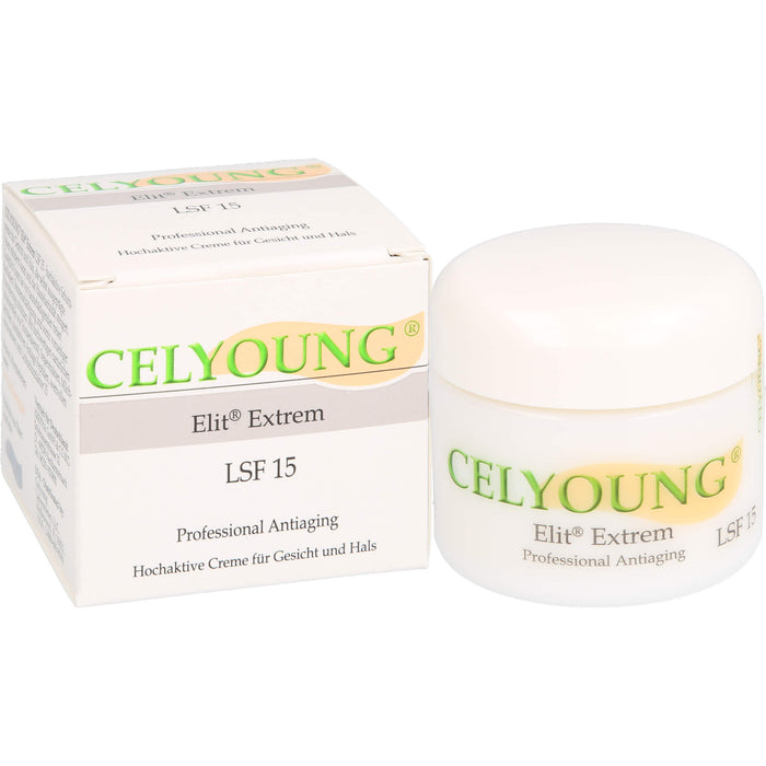 CELYOUNG Elit Extrem LSF 15 professional Antiaging Creme für Gesicht und Hals, 50 ml Creme