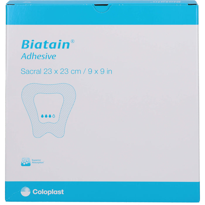 Biatain Schaumverband Sakrum selbsthaf.23x23cm3485, 5 St VER