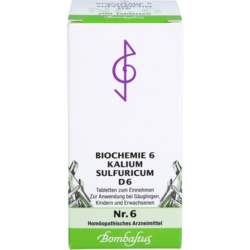 Biochemie 6 Kalium sulfuricum Bombastus D6 Tbl., 200 St TAB