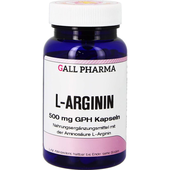 GALL PHARMA Arginin 500 mg GPH Kapseln, 60 St. Kapseln