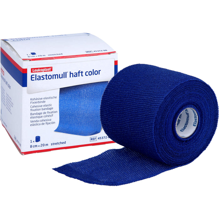 ELASTOMULL HAFT 20MX8cm color blau, 1 St BIN