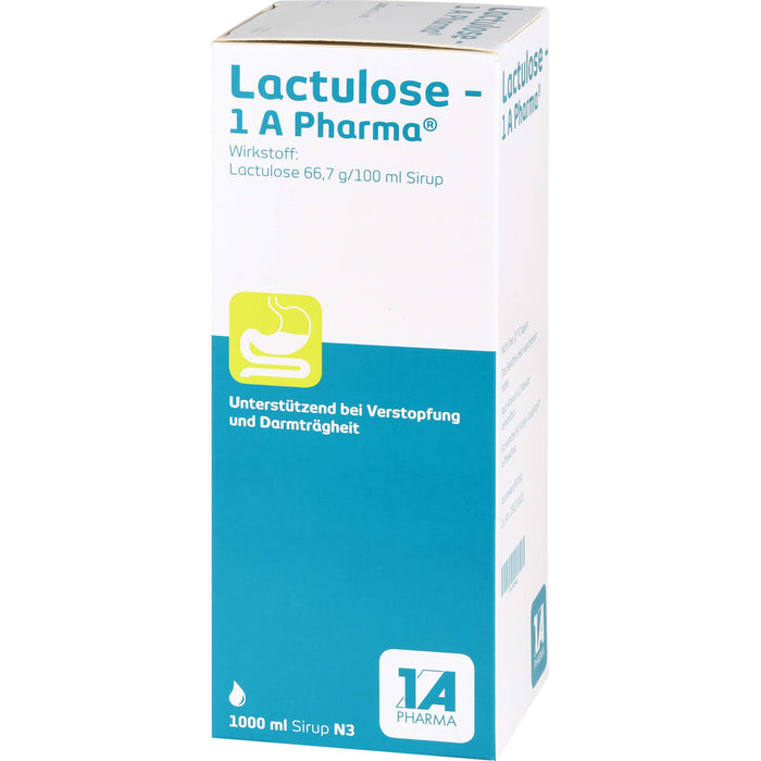 Lactulose - 1 A Pharma®, 66,7 g/100 ml Sirup, 1000 ml Lösung