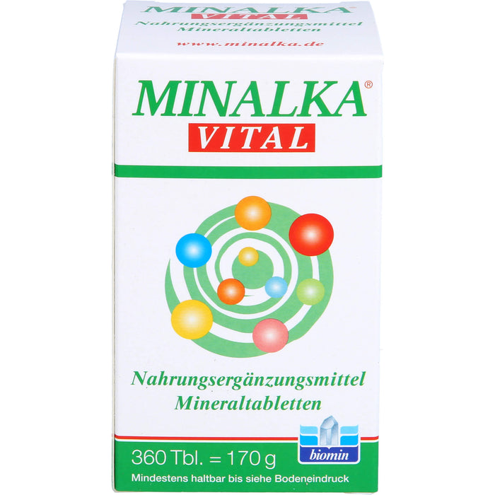 MINALKA vital Mineraltabletten, 360 St. Tabletten