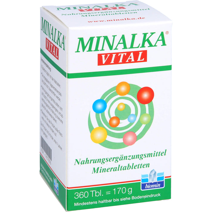 MINALKA vital Mineraltabletten, 360 St. Tabletten