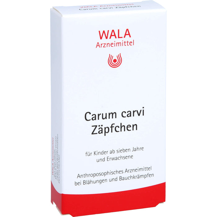 WALA Carum carvi Zäpfchen bei Blähungen und Bauchkrämpfen, 10 St. Zäpfchen