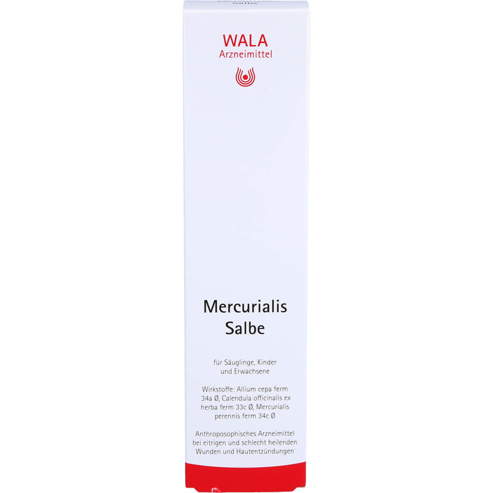 WALA Mercurialis Salbe bei eitrigen und schlecht heilenden Wunden und Hautentzündungen, 100 g Salbe