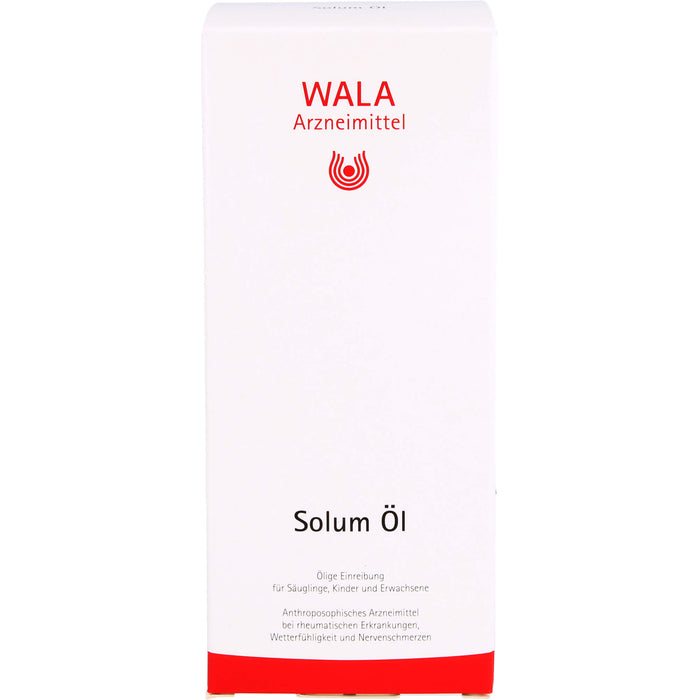 Solum Öl, WALA Ölige Einreibung, 500 ml Öl