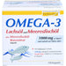 Omega-3 Lachsöl und Meeresfischöl Kapseln, 100 St. Kapseln