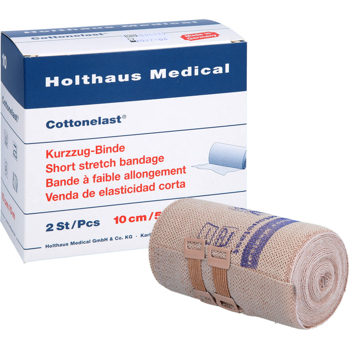 Kurzzugbinden Cottonelast 10cmx5m, 2 St BIN